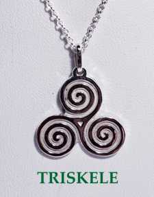 Celtic Triskele Knot Pendants & Necklaces